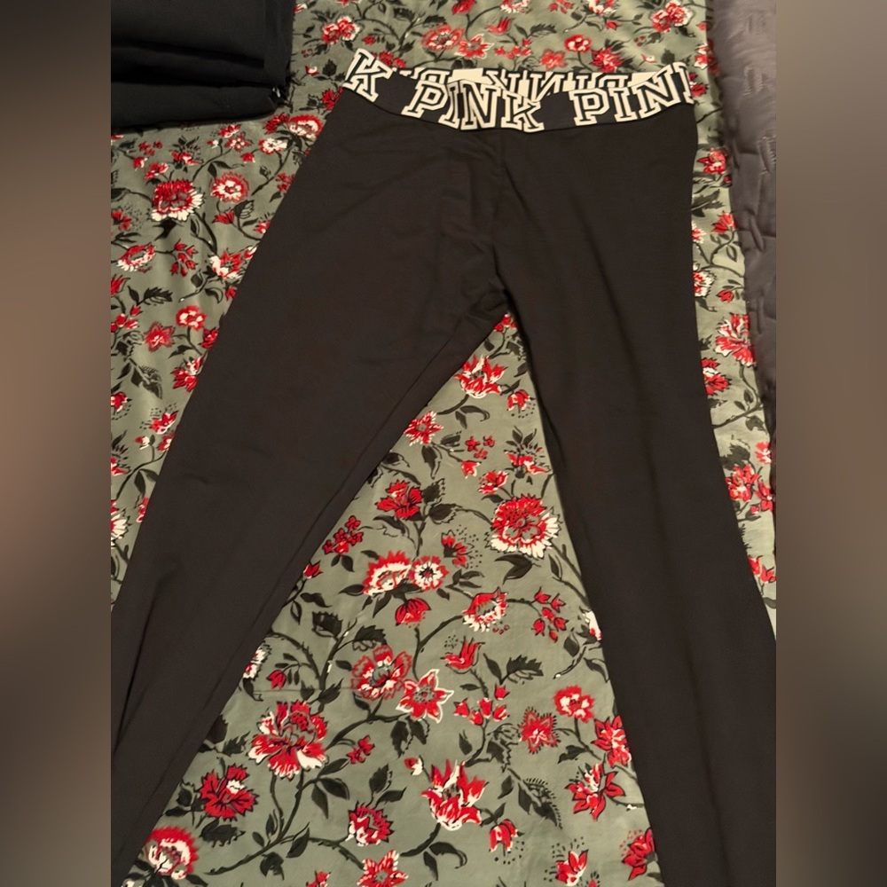 Victoria's Secret PINK Black Leggings